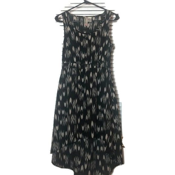 Mimi Chica Black & Tan Designed High Low Dress in M - Picture 1 of 6